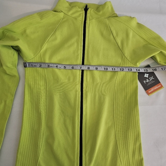 NWT Nux Sleek Unity Compression Jacket Lime Pop Size Medium - Picture 8 of 12